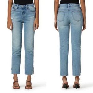 Joes Jeans “Innessa” Distressed High Rise Wide Leg Cropped Jeans Size 29